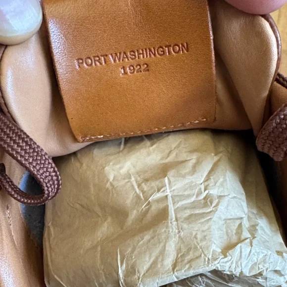 Allen Edmonds Alpha Men's Brown Leather Sneakers - Picture 6 of 7